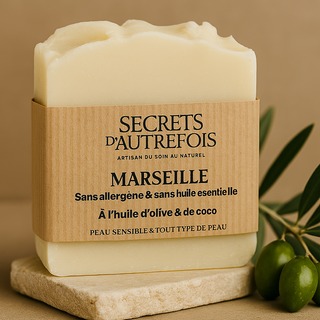 Jabón Natural de Marsella para toda la familia
