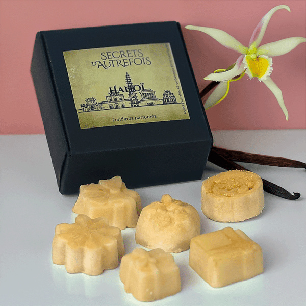 Fondants parfumés Hanoï au parfum vanille, boîte de 6 – Secrets d'Autrefois