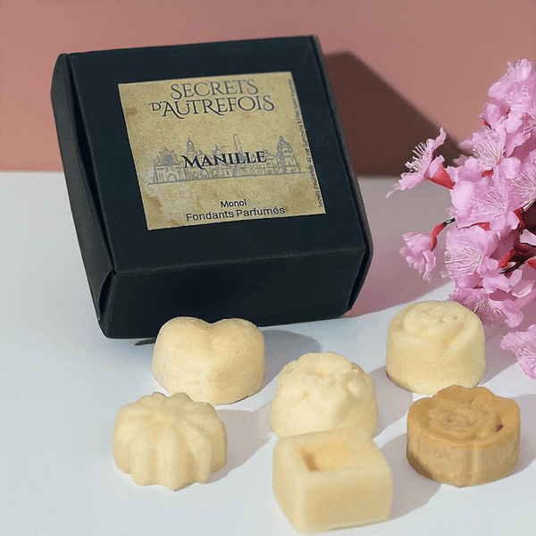 Fondants parfumés Manille au parfum monoï, boîte de 6 – Secrets d'Autrefois