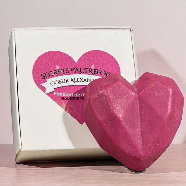 Fondant de massage Alexandrie au parfum rose, 36 g – Secrets d'Autrefois