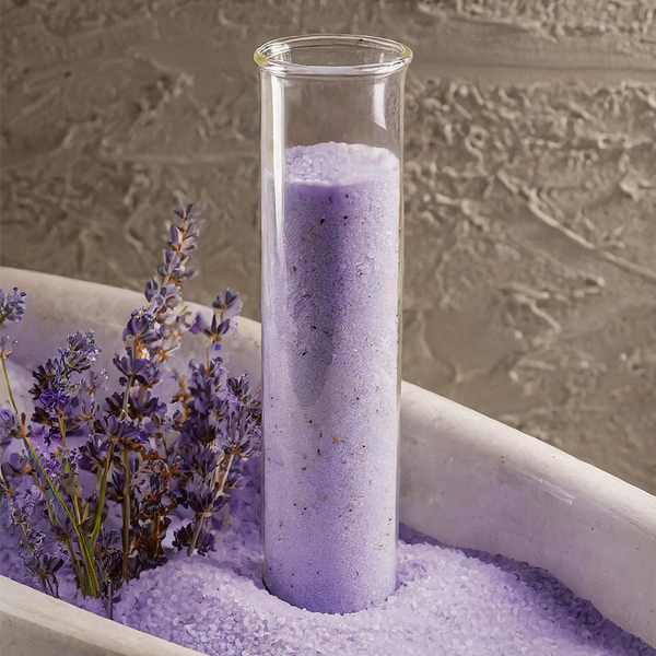 Sel de bain Castellane au parfum lavande, fiole de 40 g – Secrets d'Autrefois