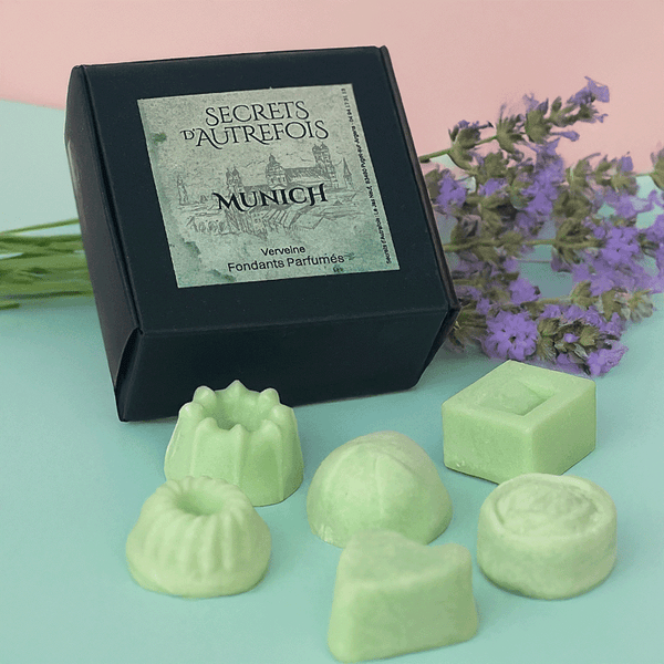 Fondants parfumés Munich au parfum verveine citronnée, boîte de 6 – Secrets d'Autrefois